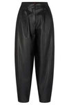 HUGO BAGGY-FIT TROUSERS IN SYNTHETIC COATED FABRIC