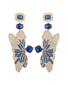 Eye Candy La The Luxe Collection Cz Butterfly Statement Earrings