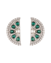 EYE CANDY LA EYE CANDY LA THE LUXE COLLECTION CZ LIME SLICE STUDS