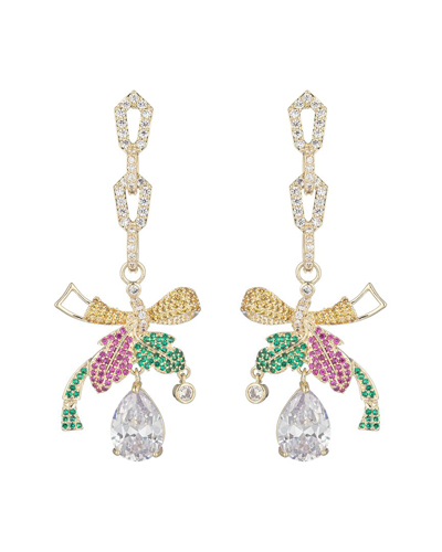 Eye Candy La The Luxe Collection Cz Summer Bow Statement Earrings