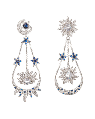 Eye Candy La The Luxe Collection Cz Sun And Moon Drop Earrings