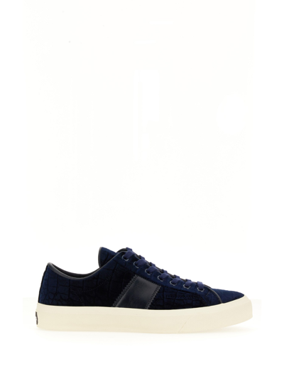 Tom Ford Cambridge Sneaker In Blue