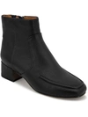 GENTLE SOULS BY KENNETH COLE ELLA APRON BOOTIE WOMENS LEATHER PEBBLED ANKLE BOOTS