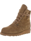 Bearpaw Krista Genuine Shearling Lined Lace-up Boot In Brown