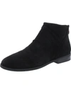 Gentle Souls By Kenneth Cole Emma Zip Bootie Womens Suede Shooties Ankle Boots In Black