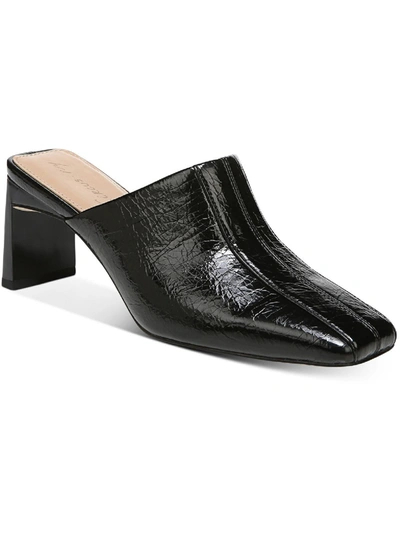 Circus By Sam Edelman Tamera Womens Patent Leather Slip On Mules In Black
