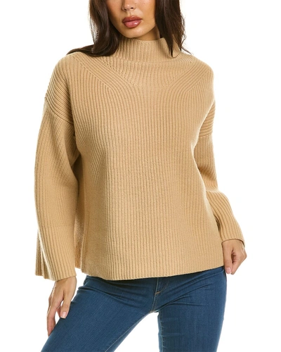 A.l.c Louise Ribbed Merino Sweater In Brown