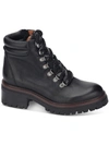 Gentle Souls By Kenneth Cole Brooklyn 2.1 Womens Leather Lace Up Booties In Black