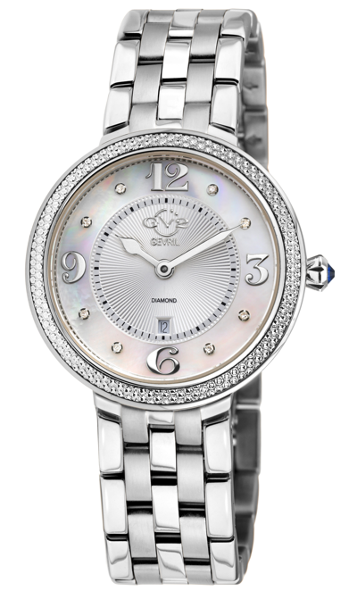 Gv2 Verona Womens Diamond Swiss Watch In Silver