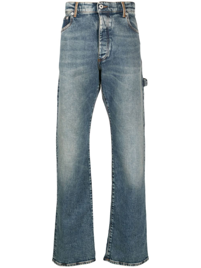 Heron Preston Ex-ray Straight-leg Jeans In Blue