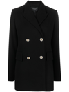 Giambattista Valli Double-breasted Blazer In Schwarz