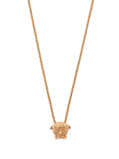 Versace Medusa Head Cable-link Necklace In Gold