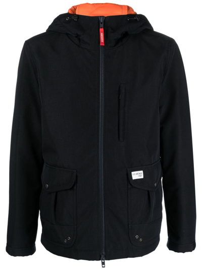 Fay Short Archive Jacket In Black