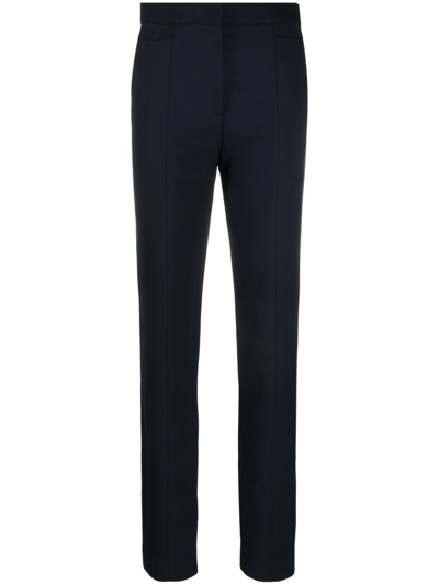 Totême Slim-fit Tailored Trousers In Blau