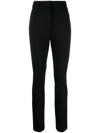 Sportmax Trousers Virgin Wool Belt Loops In Schwarz