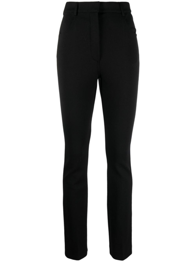 Sportmax Tailored Virgin-wool Trousers In Schwarz