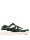 Valentino One Stud Logo-print Sneakers In Grün