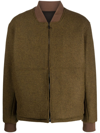 COSTUMEIN BASEBALL-COLLAR VIRGIN WOOL BOMBER-JACKET