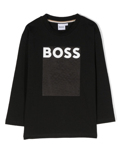 Bosswear Klassisches Langarmshirt In Black