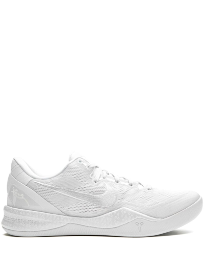 NIKE KOBE 8 PROTRO "TRIPLE WHITE" SNEAKERS