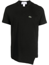 Comme Des Garçons Shirt X Lacoste Cotton Jersey T-shirt In Black