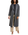 Theory Notch-lapel Wool And Cashmere-blend Coat In Grey