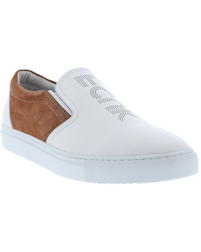 FRENCH CONNECTION MARCEL LEATHER & SUEDE SNEAKERS