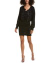 NICHOLAS 2PC AMAIA TINSEL CARDIGAN & DRESS SET