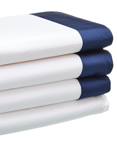 Dea Italian Linens Sinfonia Toscana Lucia Percale Sheet Set In White