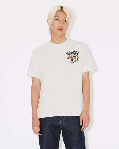 Kenzo T-shirt Tiger Academy Homme Blanc Casse