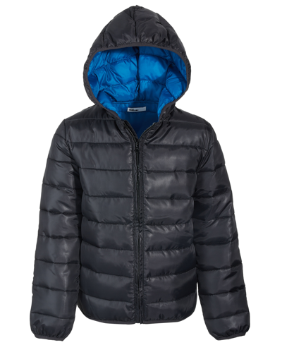 Epic Threads Big Boys Solid Packable Puffer Coat, Created For Macy's In Deep Black