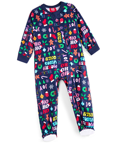 Family Pajamas Matching  Baby Holiday Toss One-piece Footed Pajamas, Created For Macy's