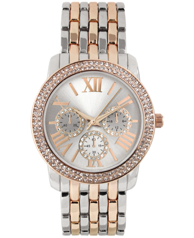 Inc International Concepts Women's Two-tone Bracelet Watch 38mm, Created For Macy's In Rose Gold