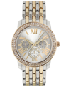 INC INTERNATIONAL CONCEPTS WOMEN'S TWO-TONE BRACELET WATCH 38MM, CREATED FOR MACY'S