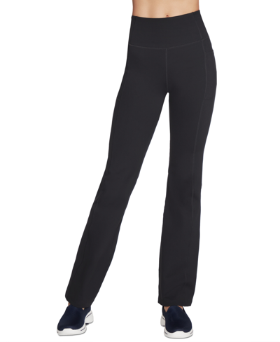 Skechers Women's Go Walk Wear Evolution Ii Flare Pants In Bold Black