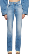 Jacquemus Blue Le Chouchou 'le De Nîmes' Jeans In Light Blue/tabac