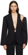 JACQUEMUS BLACK LE CHOUCHOU 'LA VESTE GALLIGA' BLAZER