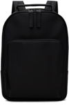 Rains Mens 01 Black Book Coated-shell Backpack In Black
