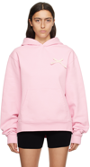 JACQUEMUS PINK LE CHOUCHOU 'LE HOODIE NOEUD' HOODIE