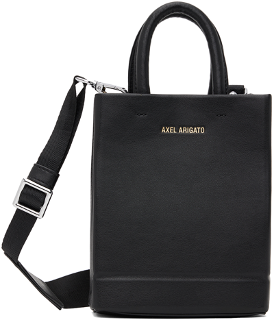 Axel Arigato Mini Logo-print Shopping Tote Bag In Black