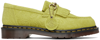 DR. MARTENS' GREEN ADRIAN SNAFFLE LOAFERS