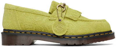 Dr. Martens' Green Adrian Snaffle Loafers In Moss Green Repello C