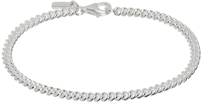 Hatton Labs Silver Mini Curb Chain Bracelet