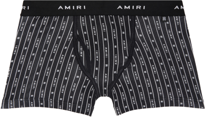 Amiri Black Vertical  Boxers