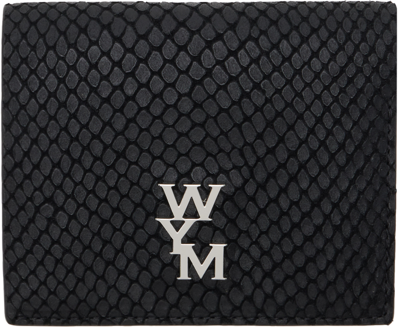 Wooyoungmi Black Leather Wallet In Black 611b