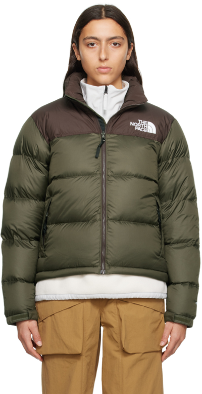 The North Face Khaki 1996 Retro Nuptse Down Jacket In Oac New Taupe Green