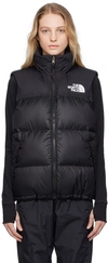 The North Face Black 1996 Retro Nuptse Down Vest In Le4 Recycled Tnf Bla
