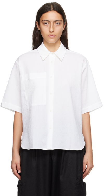 Ymc You Must Create White Eva Shirt In 10-white