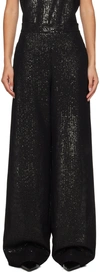 MAX MARA BLACK STELVIO TROUSERS