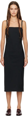 Max Mara Black Douglas Midi Dress In 001 Black